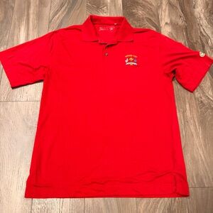 Cutter & Buck Ryder Cup Valhalla Golf Shirt Red XL